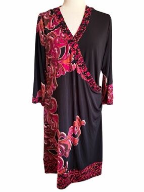 knee length dresses for ladies Sleeveless Mikado Fit And Flare Midi Dress With V-Back In Desert  Flower-Desert Flower / Regular / 0 main image 0